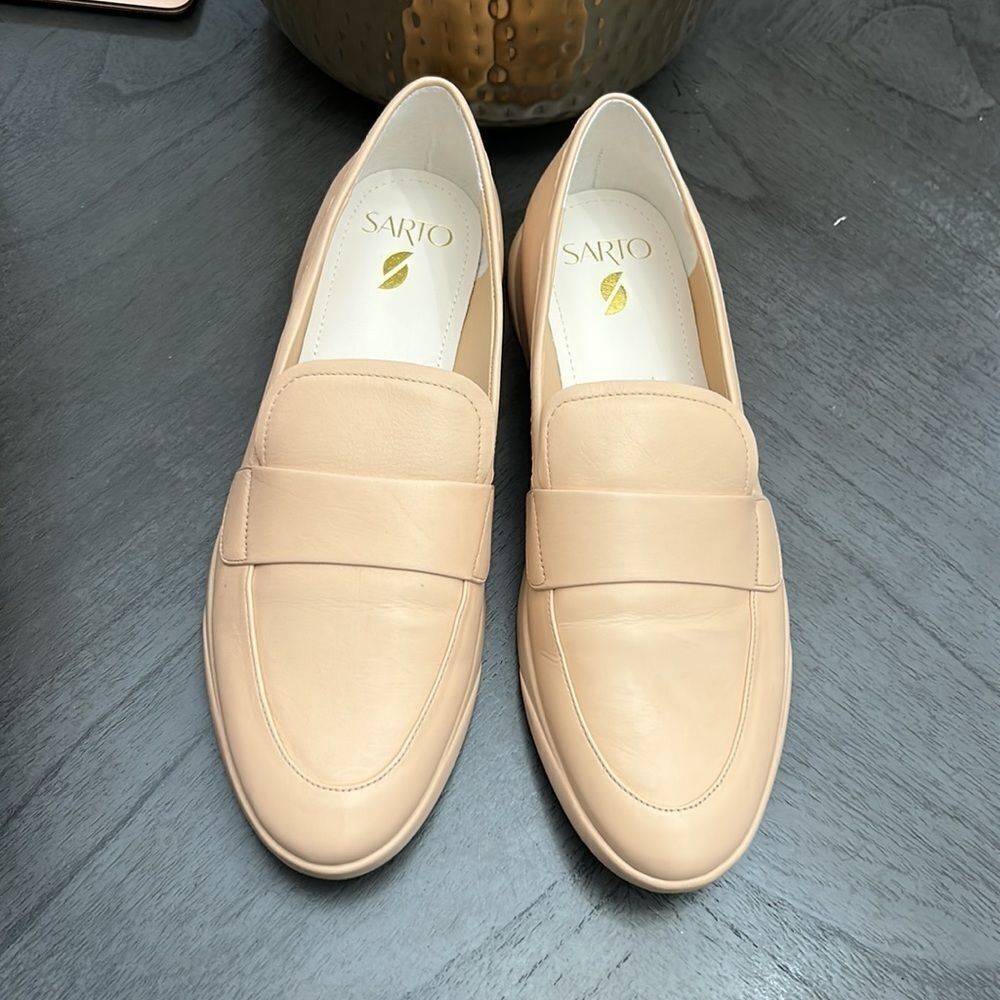 FRANCO SARTO   Agnes Loafer In Apricot - Picture 4 of 8